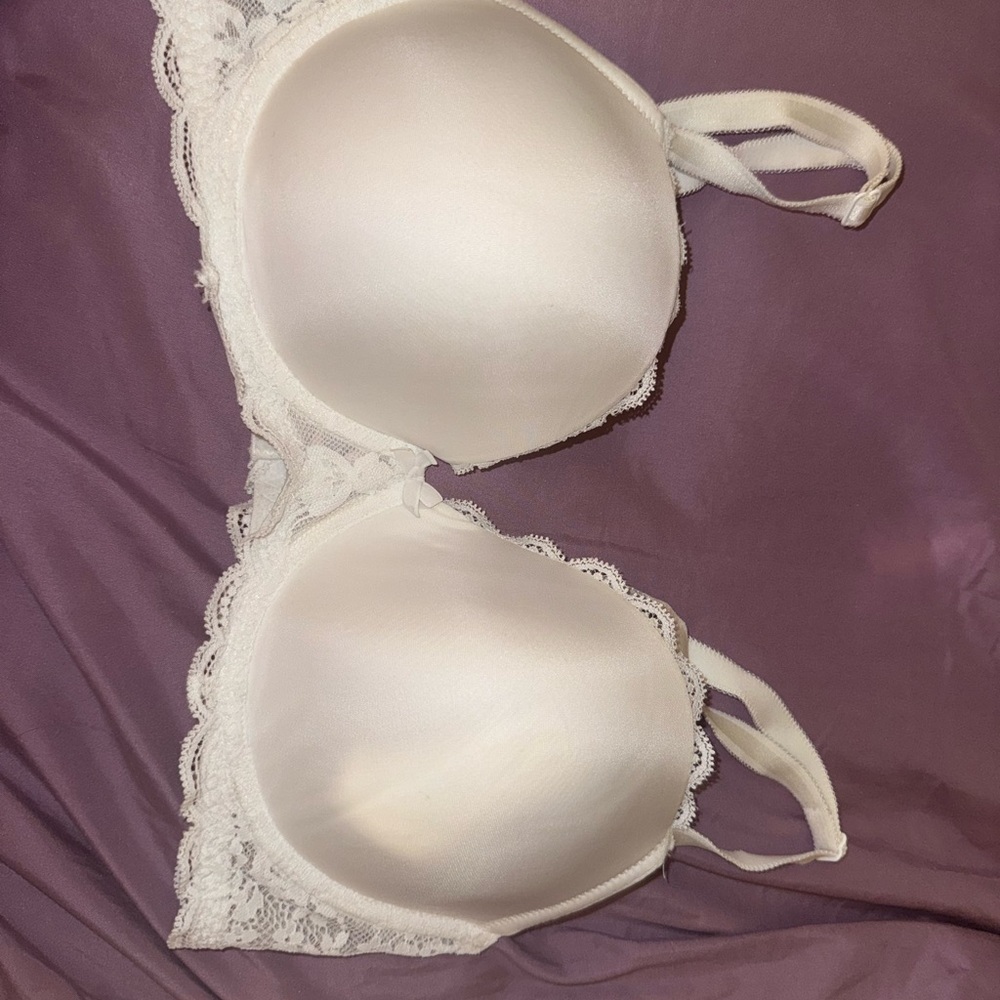 Elegant White Lace Bra